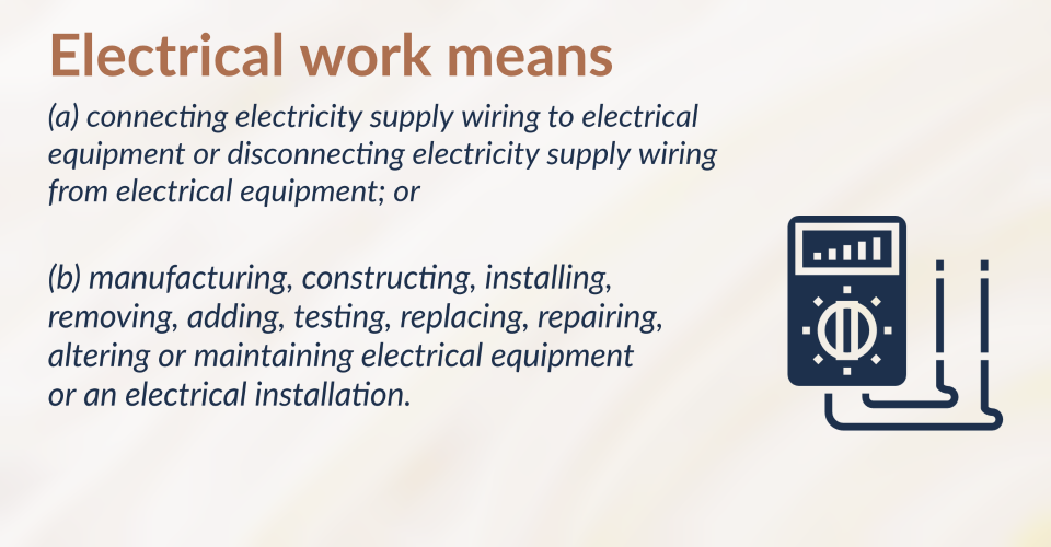 The Definition Of Electrical Work